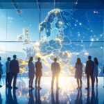 ثورة الذكاء الاصطناعي تشتعل: أوروبا تستثمر والعالم يعيد حساباته Firefly_A conceptual image showing a group of diverse researchers and engineers in a modern E 732918